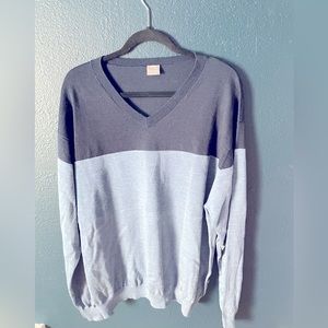 Mens PING XXXL Sensorwarm Golf Sweater in Two-Tone Blue